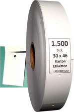 1500 Kartonetiketten 30 x 46