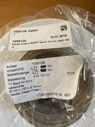 Etikett endlos rollen 1000126 - etikett, endlos-rollen