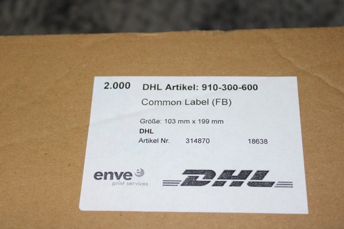 Dhl thermo versand etiketten - dhl,