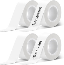 4 Rollen Etikettenband, 15mm x